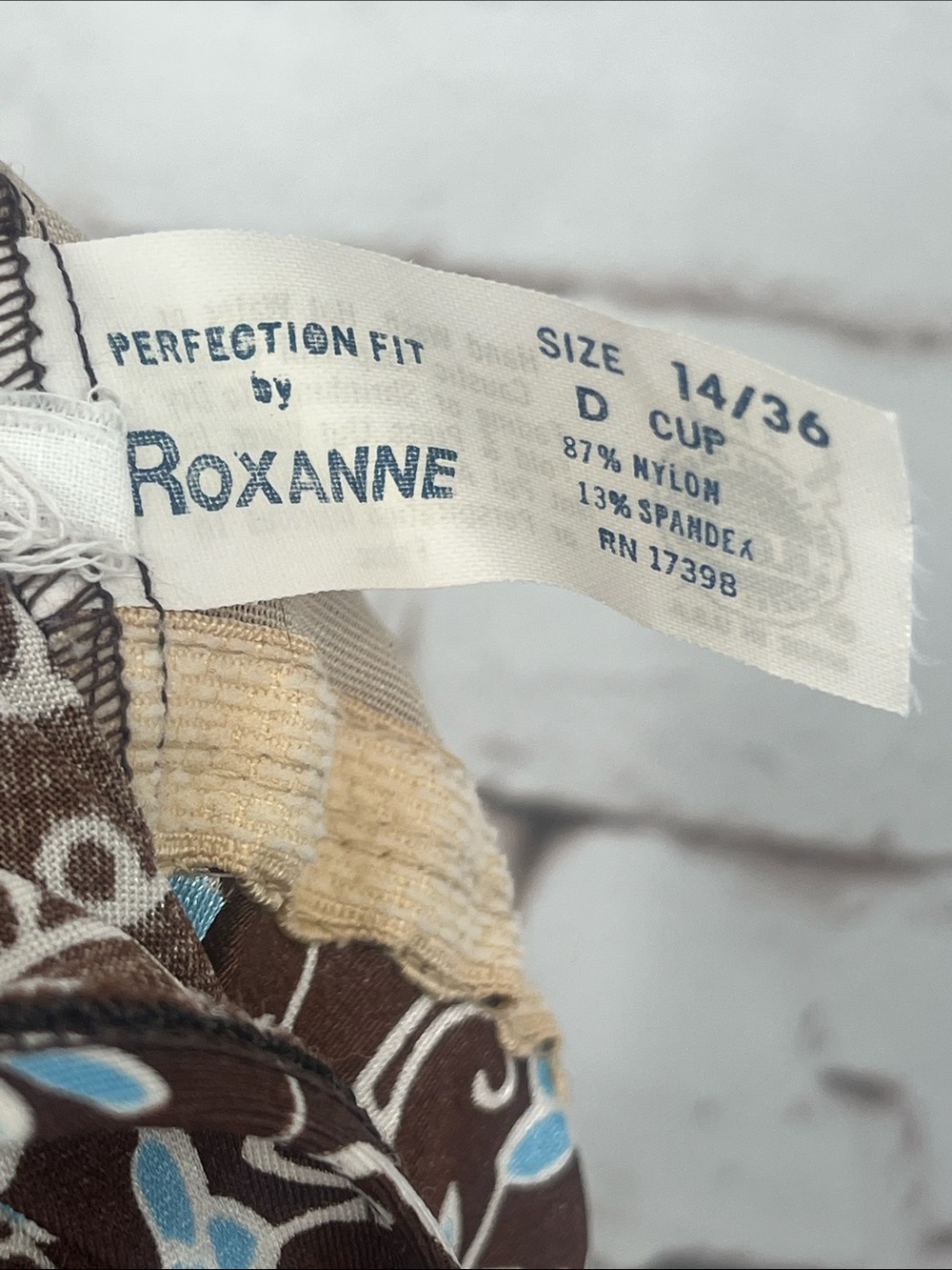 ✨VTG RARE✨70s Perfection Fit by Roxanne Swim Set, Size M - Picture 6 of 12